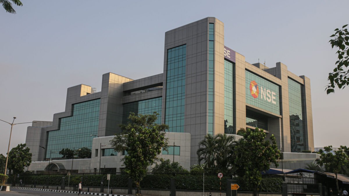 National Stock Exchange building in Mumbai for Jio Platforms IPO market news