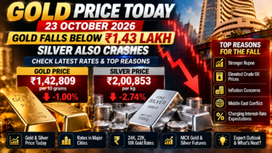 Gold Price Today 23 October 2026 gold and silver rates latest prices