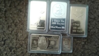 Gold and silver bars representing Gold Price Today and Silver Price Today