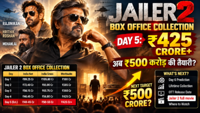 Jailer 2 Box Office Collection Day 5 ₹425 crore, worldwide collection and ₹500 crore target
