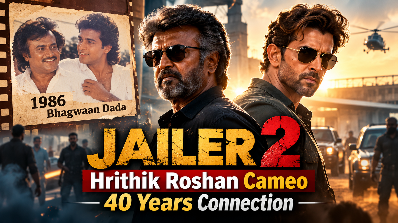 Jailer 2 Hrithik Roshan cameo Rajinikanth 40 years connection Bhagwaan Dada