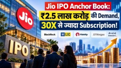 Jio IPO Anchor Book with ₹2.5 lakh crore demand and 30X institutional interest