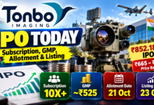 Tonbo Imaging IPO Today: Subscription, GMP, Allotment & Listing