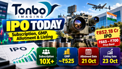 Tonbo Imaging IPO Today: Subscription, GMP, Allotment & Listing